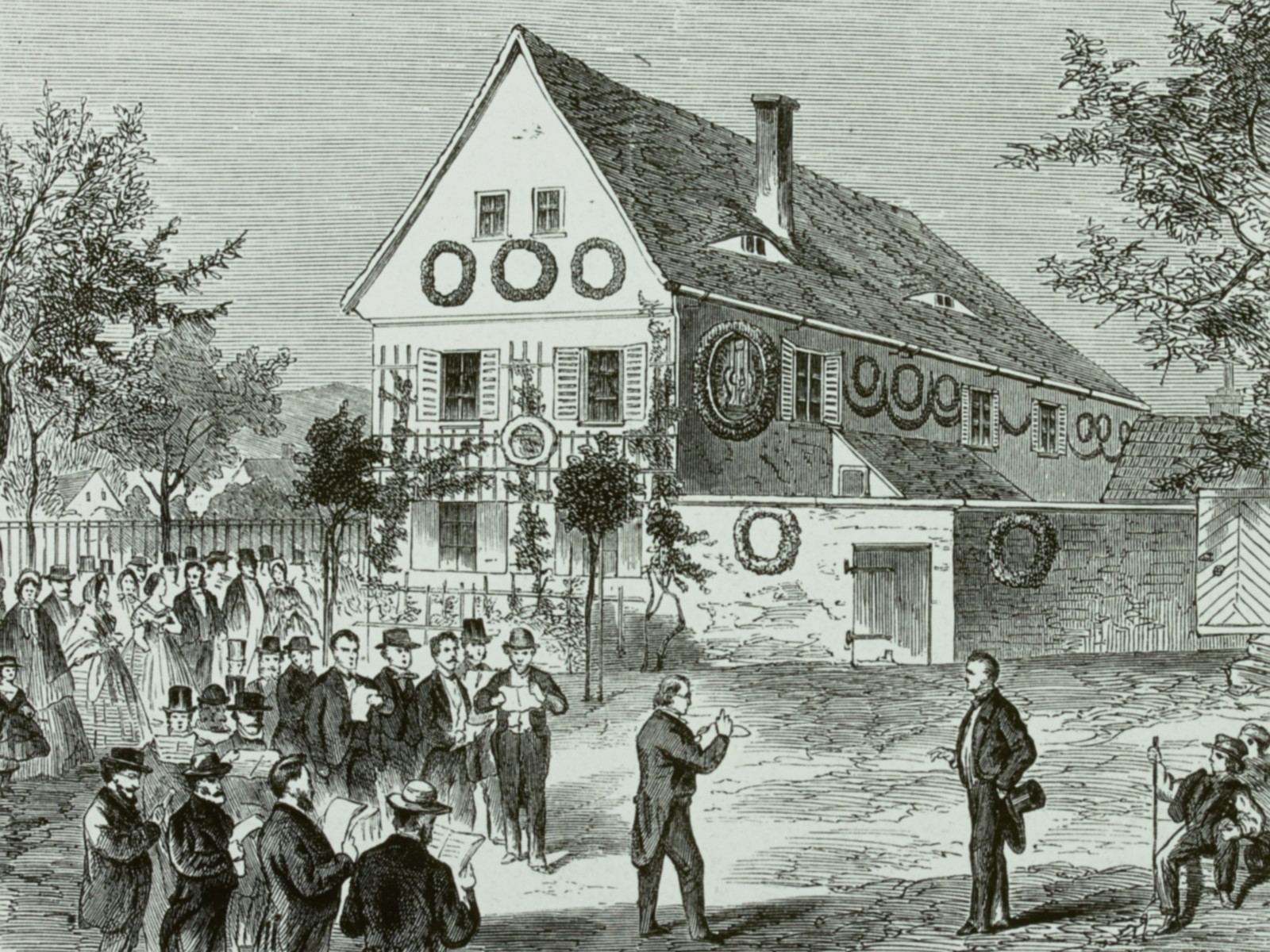 WEB Anbringung Der Gedenkplakette 1875, Foto Museen Der Stadt Dresden